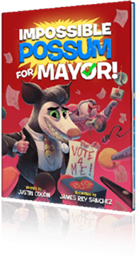 IMPOSSIBLE POSSUM FOR MAYOR COVER